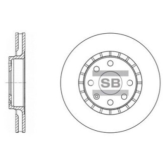 Диск гальмівний DAEWOO ESPERO LANOS(DOHC) R14 передн. (SANGSIN) Hi-Q (SANGSIN) SD3003