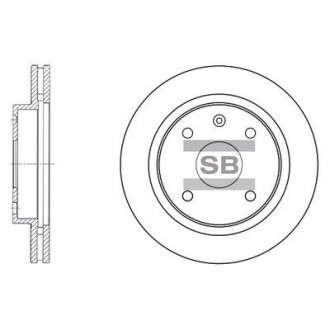 Гальмівний диск Hi-Q (SANGSIN) SD3009