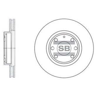 Гальмівний диск Hi-Q (SANGSIN) SD3012