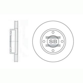 Гальмівний диск Hi-Q (SANGSIN) SD3027