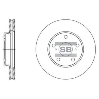 Гальмівний диск Hi-Q (SANGSIN) SD4078