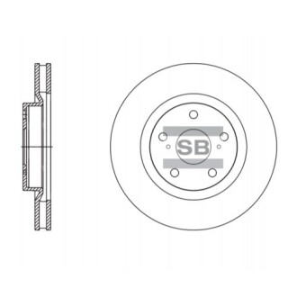 Диск гальмівний TOYOTA CAMRY SALOON передн. (SANGSIN) Hi-Q (SANGSIN) SD4082