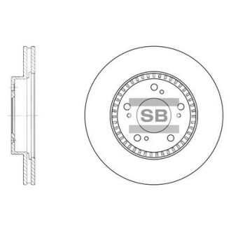 Гальмівний диск Hi-Q (SANGSIN) SD4101