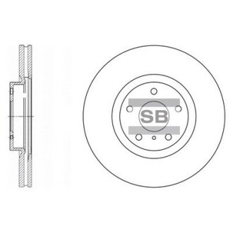 Гальмівний диск Hi-Q (SANGSIN) SD4204