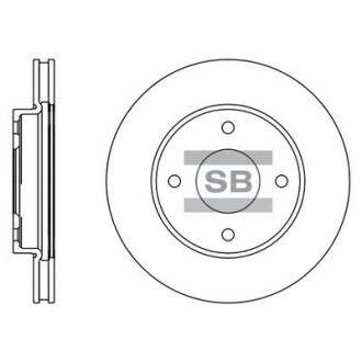 Гальмівний диск Hi-Q (SANGSIN) SD4207