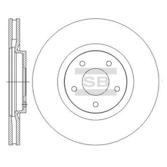 Тормозной диск Hi-Q (SANGSIN) SD4239