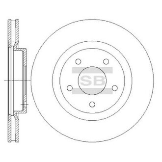 Гальмівний диск Hi-Q (SANGSIN) SD4240