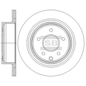 Диск тормозной Hi-Q (SANGSIN) SD4241