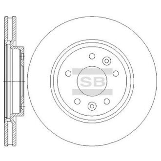 Диск тормозной Hi-Q (SANGSIN) SD4251