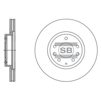 Гальмівний диск Hi-Q (SANGSIN) SD4417