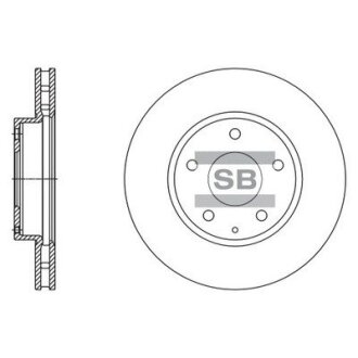 Диск тормозной Hi-Q (SANGSIN) SD4421