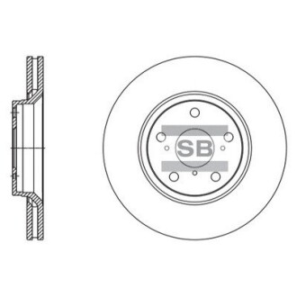 Гальмівний диск Hi-Q (SANGSIN) SD4605