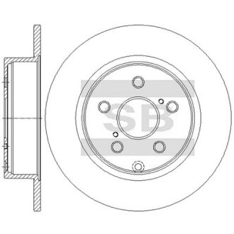 Диск тормозной Hi-Q (SANGSIN) SD4681