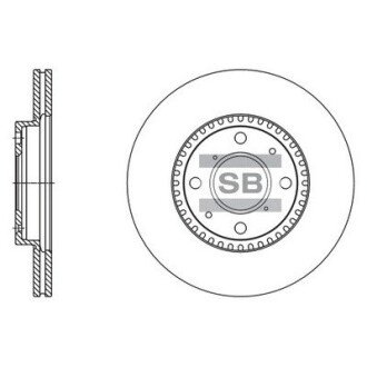 Гальмівний диск Hi-Q (SANGSIN) SD4803