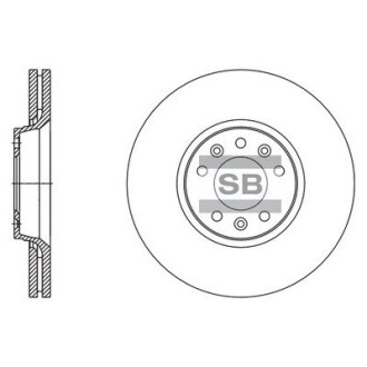 Гальмівний диск Hi-Q (SANGSIN) SD5004