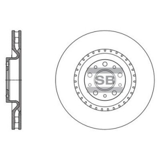 Гальмівний диск Hi-Q (SANGSIN) SD5503