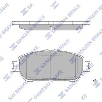 Колодка гальм. диск. LEXUS ES300 передн. (SANGSIN) Hi-Q (SANGSIN) SP1372