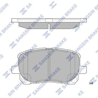 Комплект гальмівних колодок Hi-Q (SANGSIN) SP1373