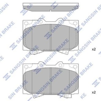 Колодка гальм. диск. TOYOTA LAND CRUISER 05-07 передн. (SANGSIN) Hi-Q (SANGSIN) SP1379