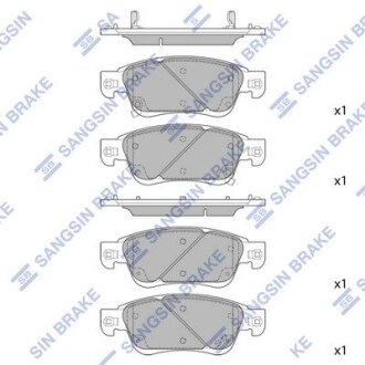 Колодки тормозные дисковые Hi-Q (SANGSIN) SP1478