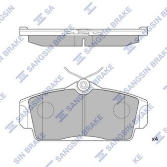 Комплект гальмівних колодок Hi-Q (SANGSIN) SP1482