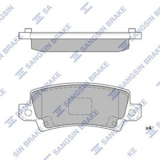 Комплект гальмівних колодок Hi-Q (SANGSIN) SP1503