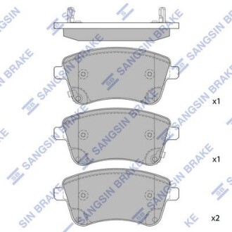 Колодка гальм. диск. HYUNDAI I20 11 - KIA VENGA 10 - передн. (SANGSIN) Hi-Q (SANGSIN) SP1515