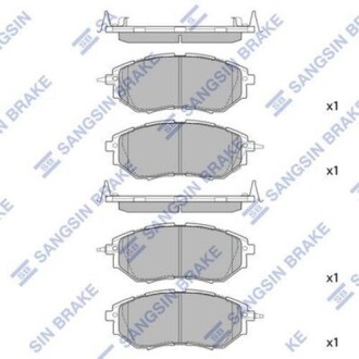 Комплект тормозных колодок Hi-Q (SANGSIN) SP1534