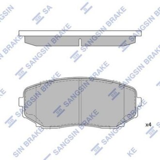 Колодка гальм. диск. MAZDA CX-7 передн. (SANGSIN) Hi-Q (SANGSIN) SP1603