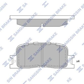 Колодка гальм. диск. TOYOTA CAMRY 2.0VVT-I, 2.4VVT-I TS, 3.0 V6 01- задн. (SANGSIN) Hi-Q (SANGSIN) SP2038