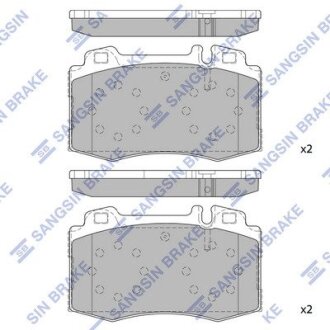 Комплект тормозных колодок. Hi-Q (SANGSIN) SP2193