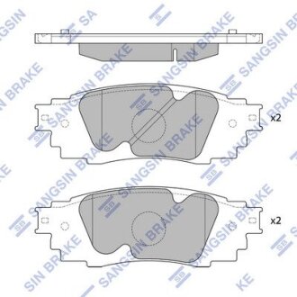 Колодки тормозные дисковые Hi-Q (SANGSIN) SP4091