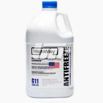 Антифриз ANTIFREEZE G11 концентрат синій 3,78л HighWay 701494 (фото 1)