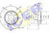 Диск тормозной ICER 78BD4707-2 (фото 1)