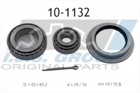 Подшипник ступицы (комплект) IJS GROUP 10-1132