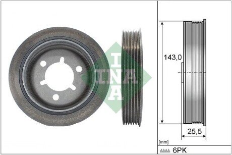 Шків колінвалу INA 544014510