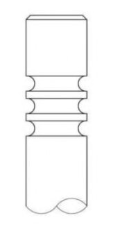 Клапан IN VW Caddy 1,9/2,0/2,4D 96- (36*8*95) Intervalves 2118.209