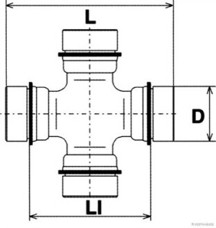 Крестовина JAKOPARTS J2922003