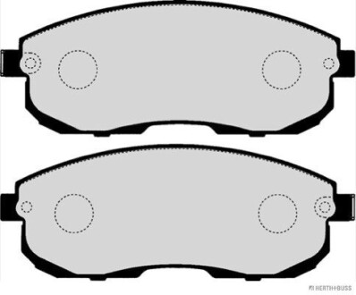 Колодки тормозные дисковые передние Nissan (выр-во) JAKOPARTS J3601097