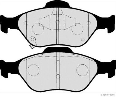 Колодки гальмівні дискові передні TOYOTA JAKOPARTS J3602122