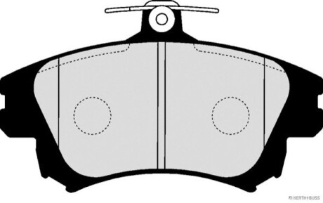 Колодки гальмівні дискові передні MITSUBISHI, SMART, VOLVO JAKOPARTS J3605042