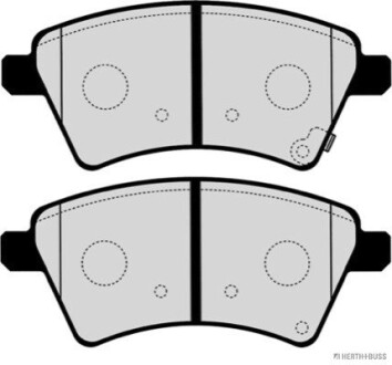 Колодки тормозные дисковые передние SUZUKI SX4 (выр-во) JAKOPARTS J3608031