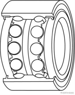 Подшипник шариковый d>30 JAKOPARTS J4700508