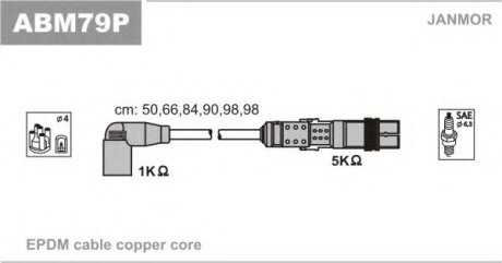 Дроти в/в VW Transporter IV Bus (70xb, 70xc, 7db, 7dw) Janmor ABM79P