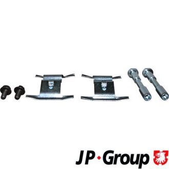 Монтажный к-кт тормозных колодок пер.. Q7/TOUAREG 02- (brembo) JP GROUP 1163651310