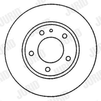 Гальмівний диск передній Mercedes A-Class Jurid 562049J