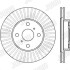 Гальмівний диск передній Toyota Echo, IST, Yaris (1999->) Jurid 562409JC (фото 2)