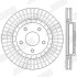 Гальмівний диск передній Nissan Juke, Qashqai, X-Trail / Renault Koleos Jurid 562578JC (фото 2)