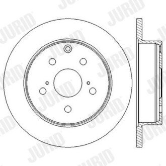 Гальмівний диск задній Toyota Mark X, RAV-4 III, IV / Lexus HS Jurid 562601JC