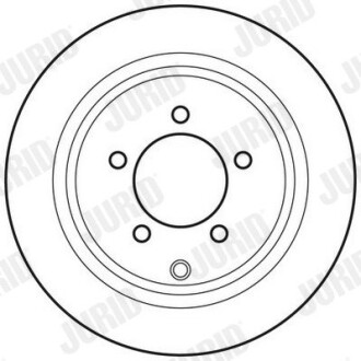 Тормозной диск задний Jeep Compas, Patriot / Dodge Caliber / Chrysler 200, Sebring Jurid 562756JC